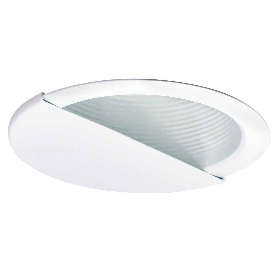 Nora Lighting NT-5045W - Recessed - 5 Inch Wall Wash Eyelid w/ Baffle, White