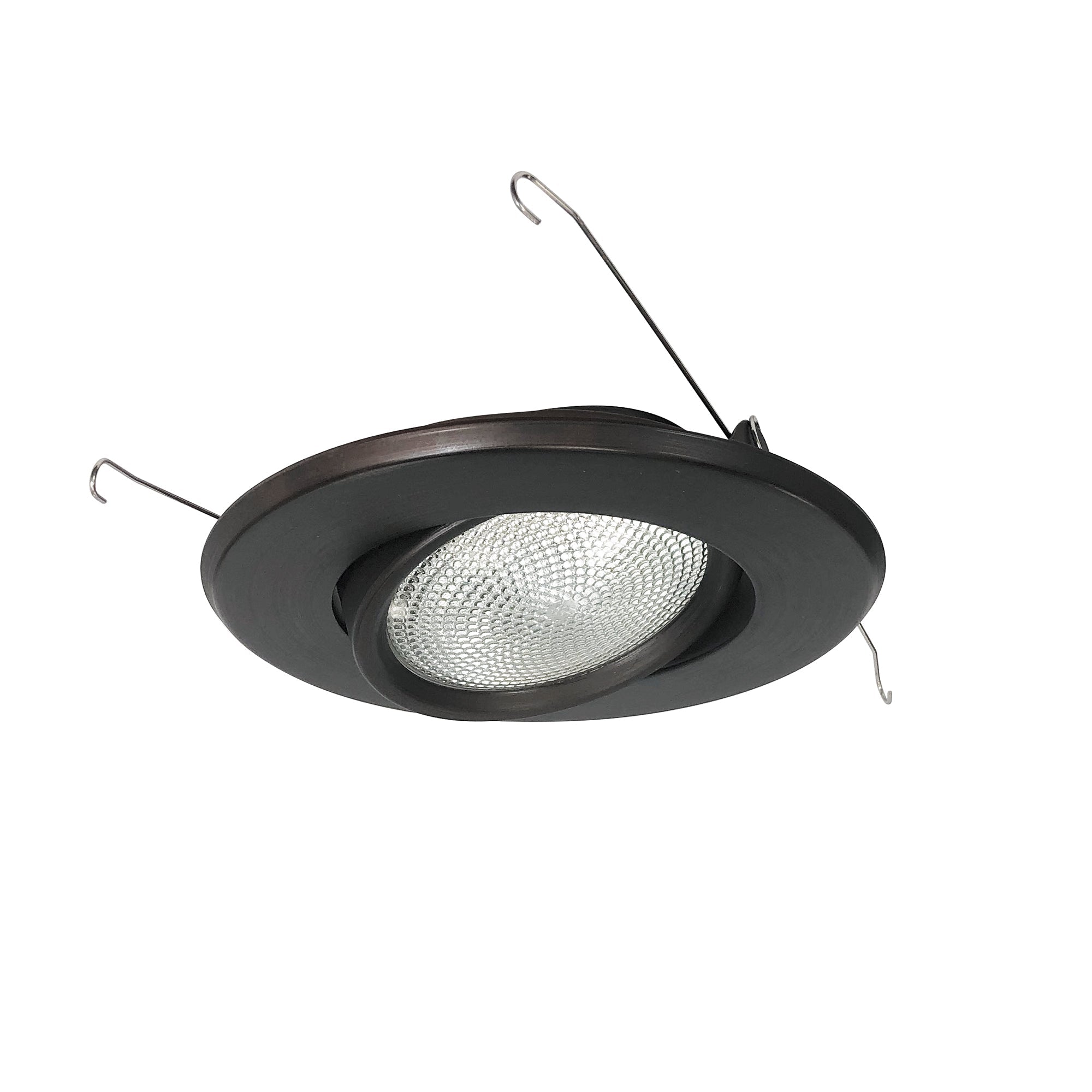 Nora Lighting NT-5060BZ - Recessed - 5 Inch PAR30 Adj. Gimbal Ring w/ Metal Trim, Bronze