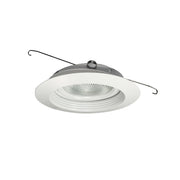 Nora Lighting NT-5061W - Recessed - 5 Inch Stepped Baffle w/ Adjustable Gimbal, White