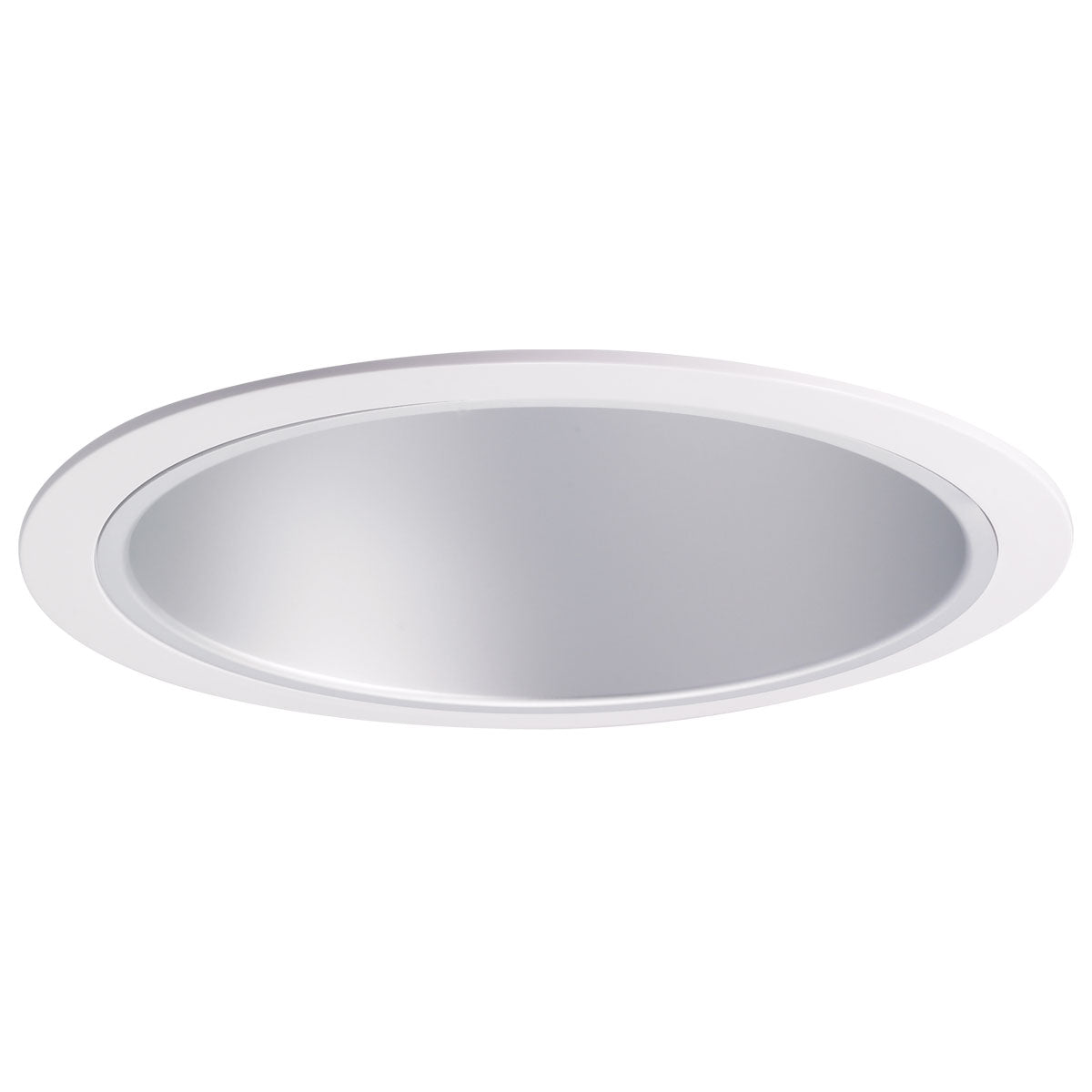 Nora Lighting NTA-97HZ - Recessed - 6 Inch Haze Cone Reflector w/ White Plastic Ring