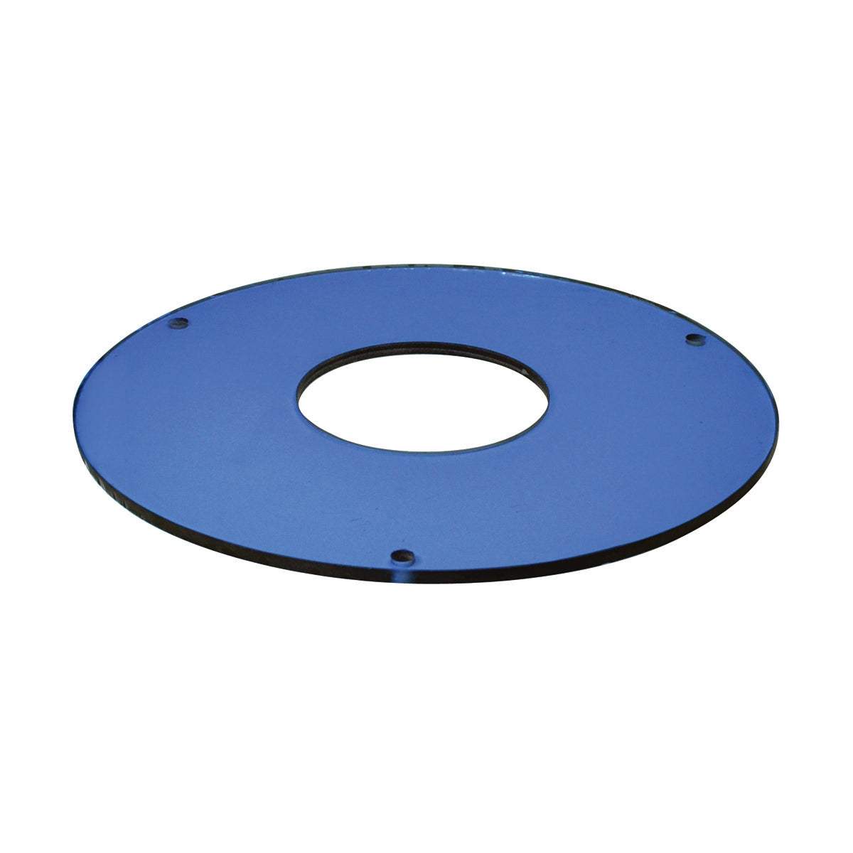 Nora Lighting NTG-8B/80 - Recessed - 8 InchGLASS,BLUE WITH 80MM C