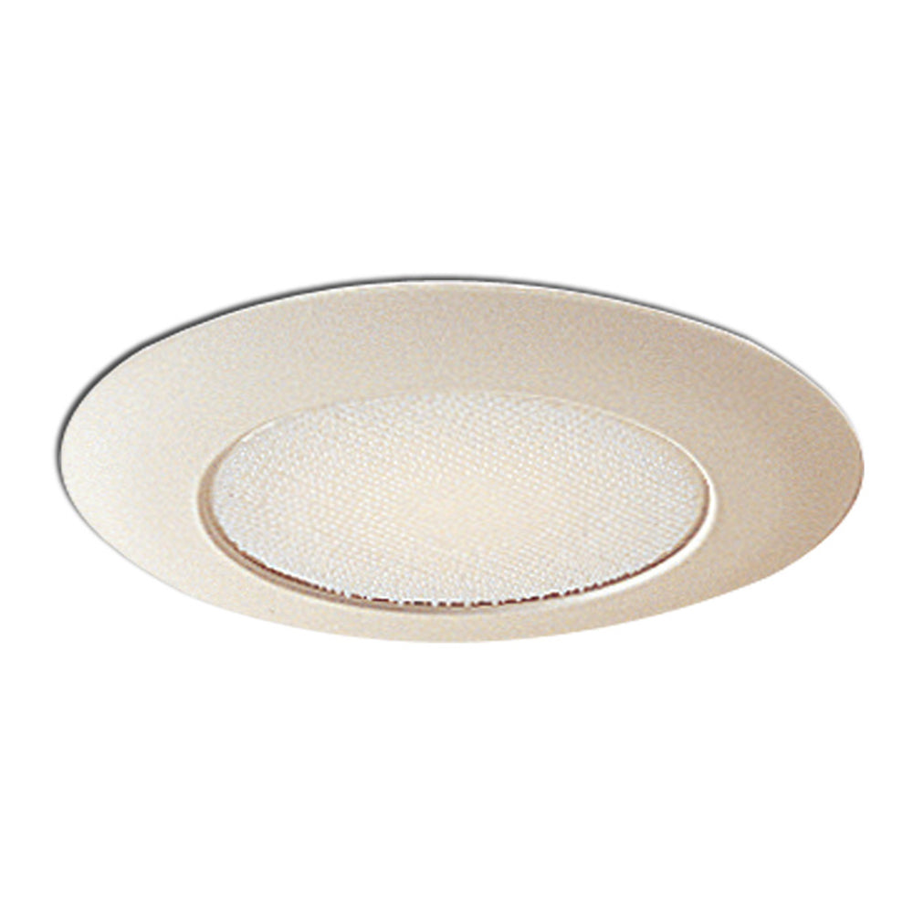 Nora Lighting NTM-322W - Recessed - 6 Inch Albalite Lens w/ Metal Trim & Bracket, White