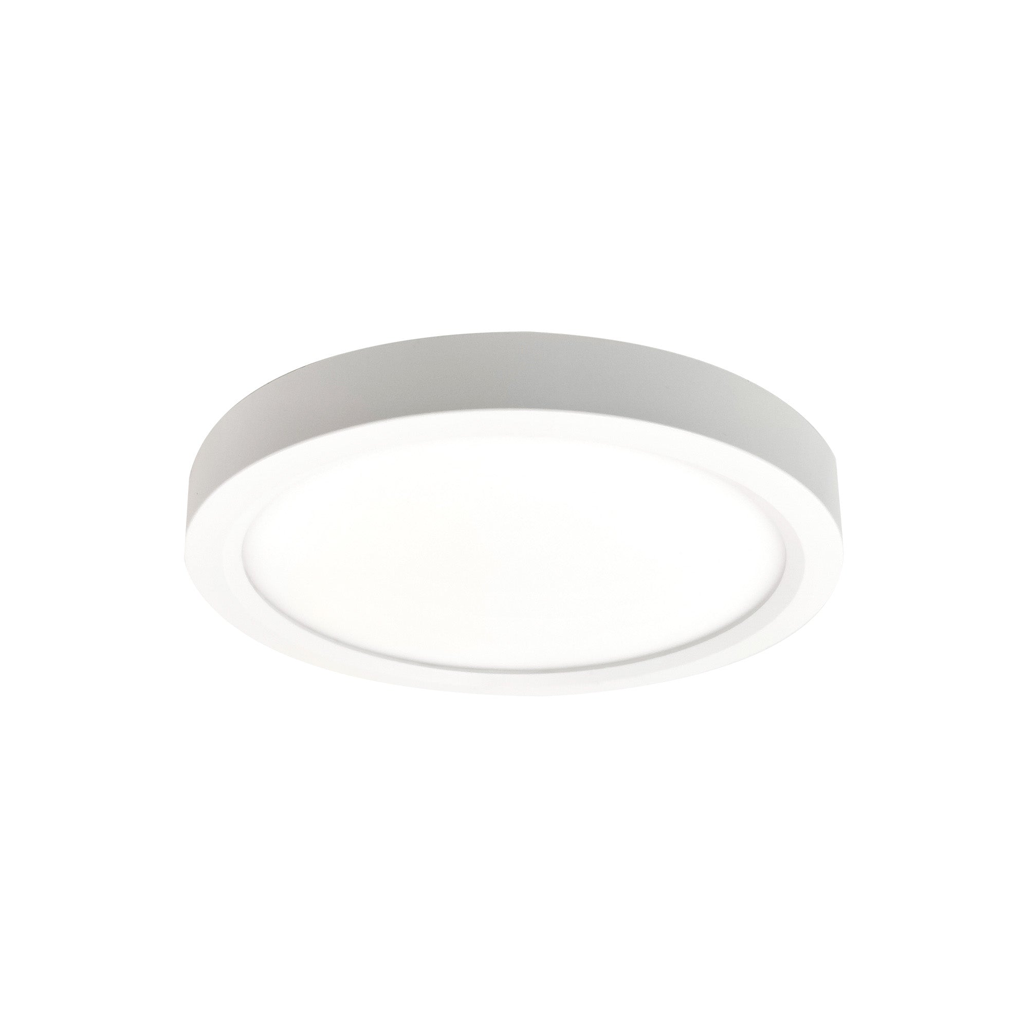 Nora Lighting NWELO-8R35WLE4 - Surface - 8 Inch wELO LED Surface Mount, 1079lm / 15W, 3500K, 80+ CRI, 120-277V; 0-10V, White