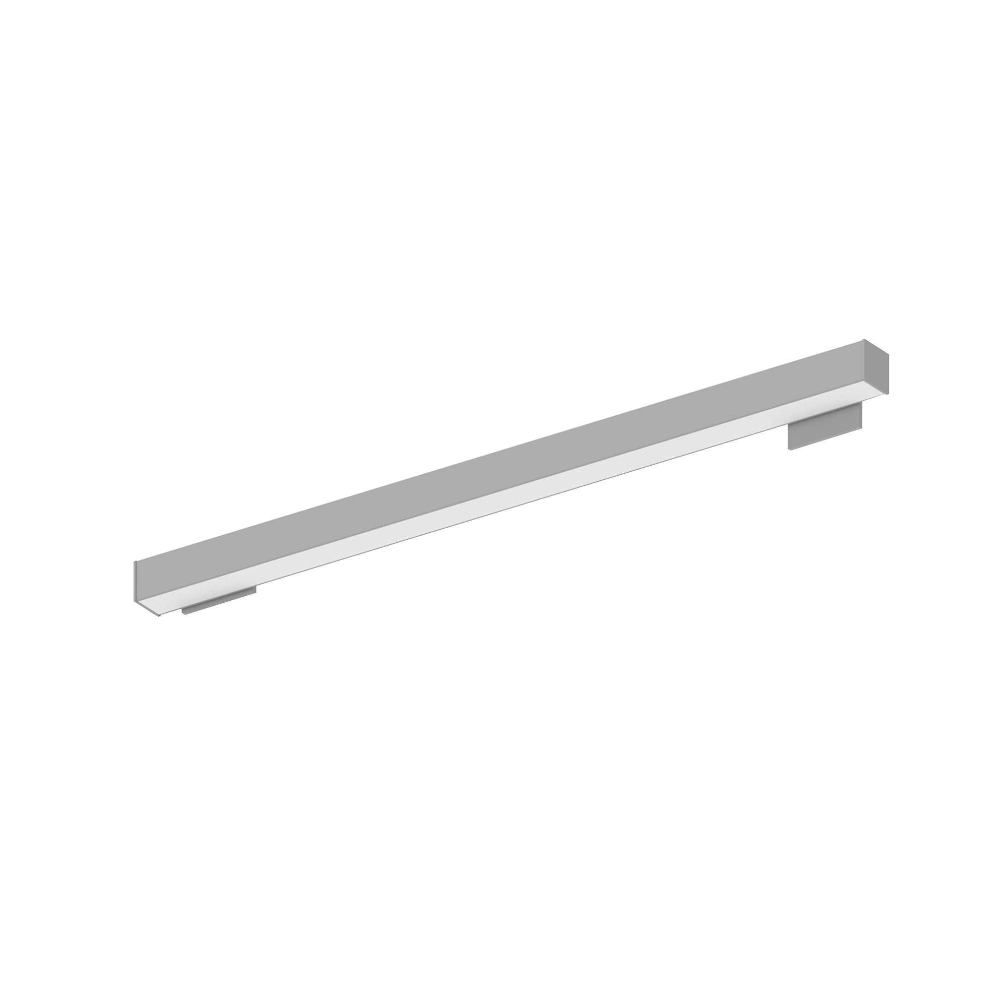 Nora Lighting NWLIN-41040A/L2-R4P - Linear - 4' L-Line LED Wall Mount Linear, 4200lm / 4000K, 2 Inchx4 Inch Left Plate & 4 Inchx4 Inch Right Plate, Right Power Feed, Aluminum Finish