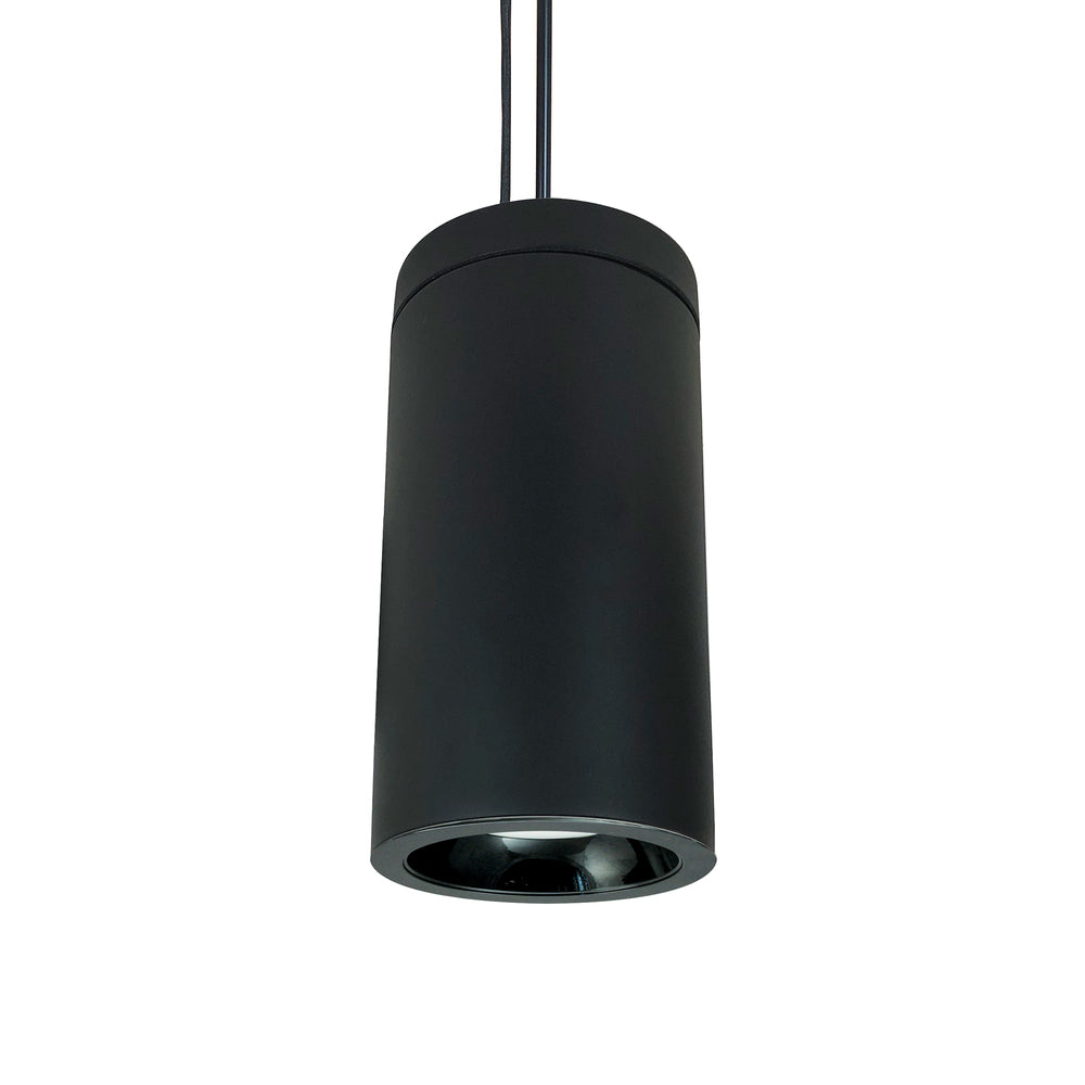 Nora Lighting NYLD2-6P075130BBB 6 Cobalt Pendant Mount Cylinder, Black, 750L, 3000K, Black Reflector, 120V TriacELV Dimming