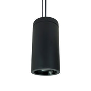 Nora Lighting NYLD2-6P075130BBB 6 Cobalt Pendant Mount Cylinder, Black, 750L, 3000K, Black Reflector, 120V TriacELV Dimming