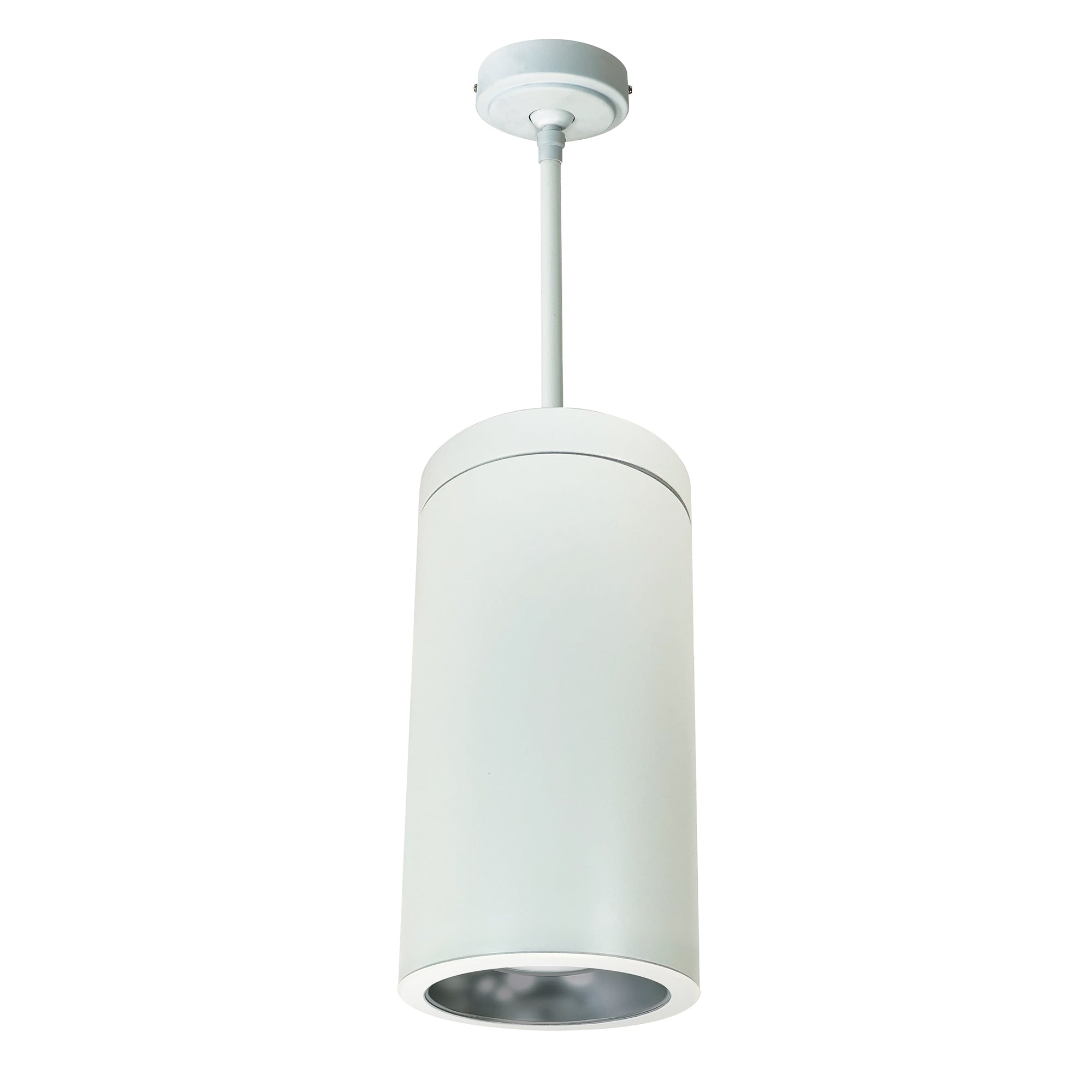 Nora Lighting NYLD2-6P10135DWW4 - Cylinder - 6 Inch Cobalt Pendant Mount Cylinder, White, 1000L, 3500K, Diffused/White Reflector, 120V Triac/ELV/0-10V & 277V 0-10V Dimming