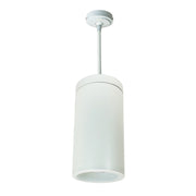 Nora Lighting NYLD2-6P10140WWW - Cylinder - 6 Inch Cobalt Pendant Mount Cylinder, White, 1000L, 4000K, White Reflector, 120V Triac/ELV Dimming