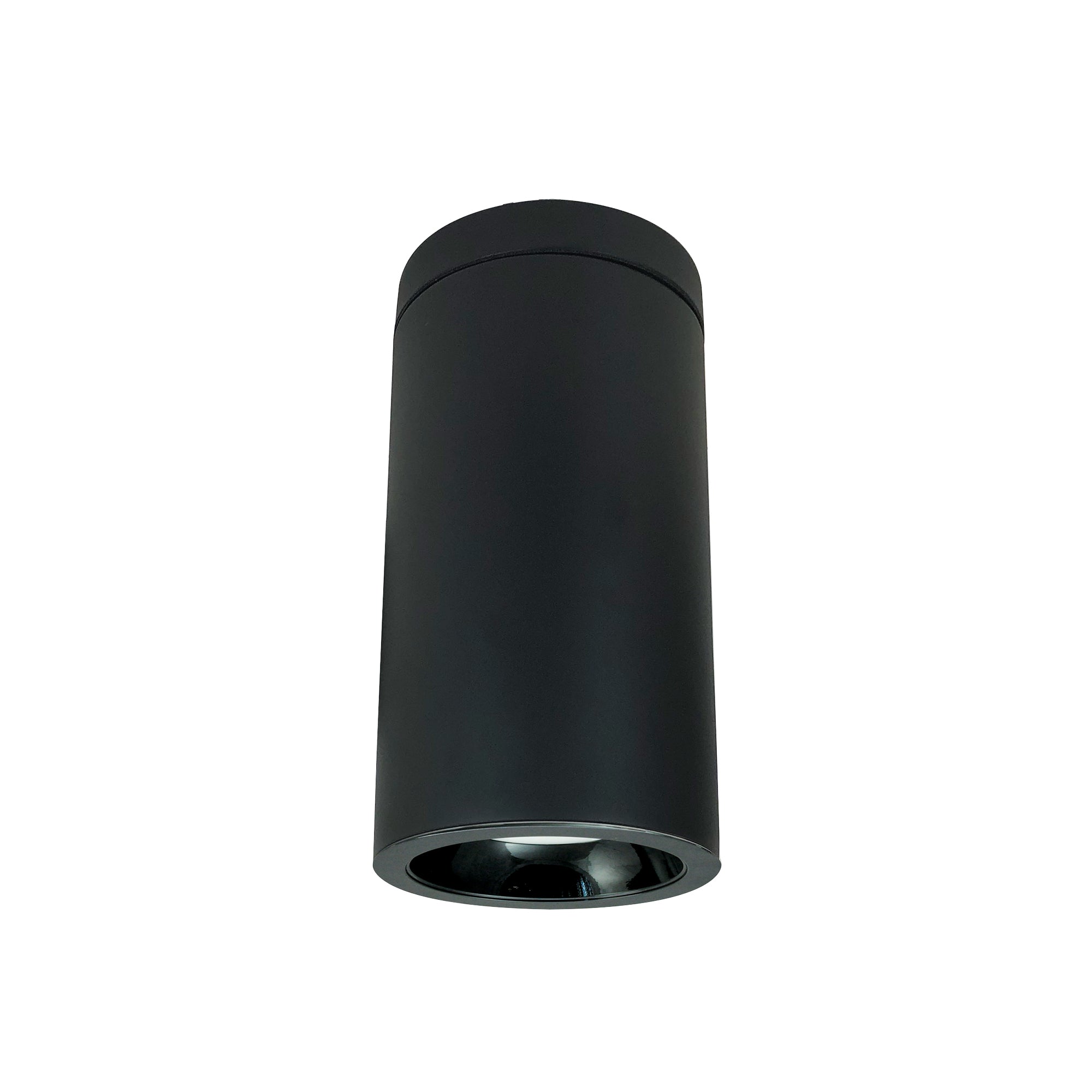 Nora Lighting NYLD2-6S075130BBB - Cylinder - 6 Inch Cobalt Surface Mount Cylinder, Black, 750L, 3000K, Black Reflector, 120V Triac/ELV Dimming