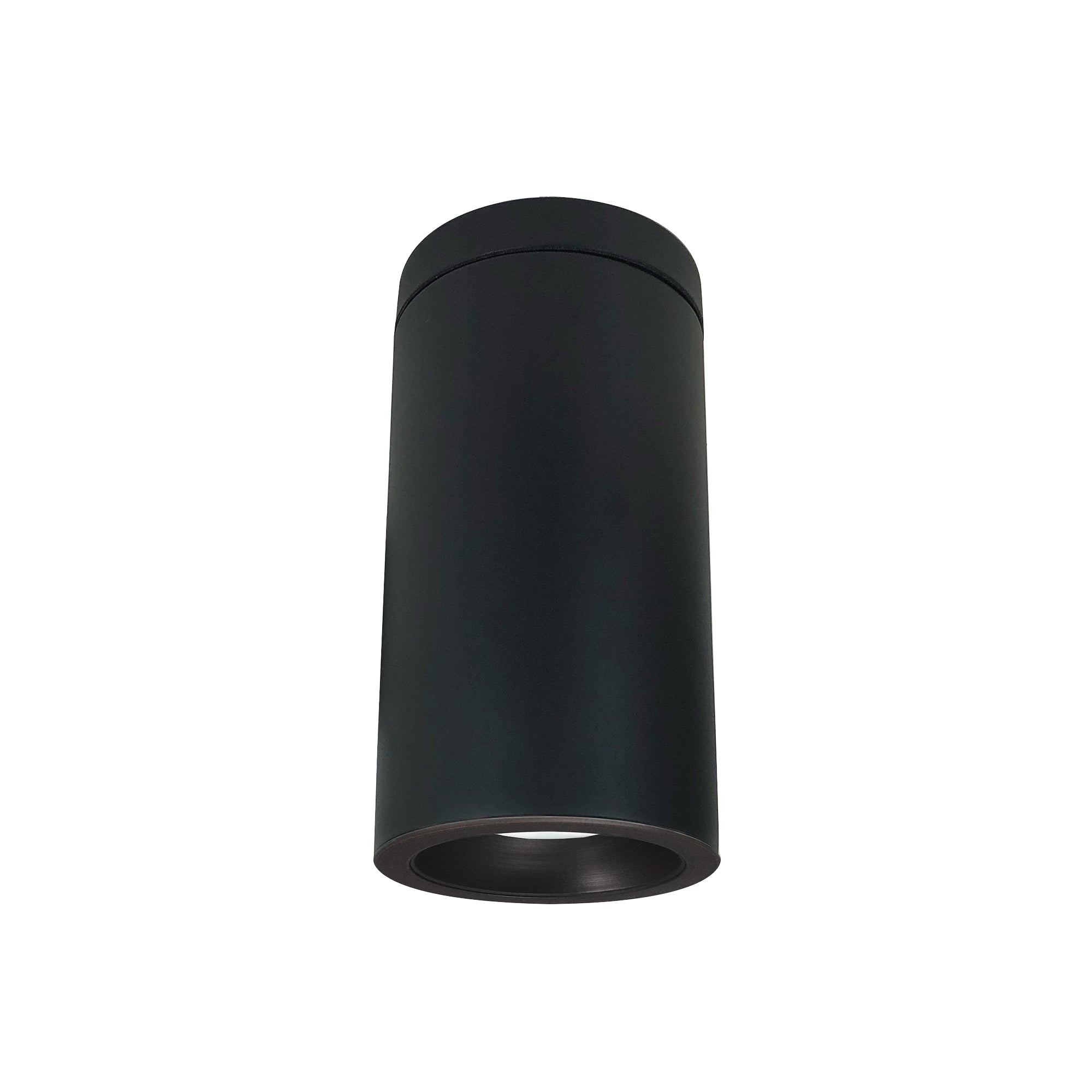 Nora Lighting NYLD2-6S10135BZB4 - Cylinder - 6 Inch Cobalt Surface Mount Cylinder, Black, 1000L, 3500K, Bronze/Bronze Reflector, 120V Triac/ELV/0-10V & 277V 0-10V Dimming