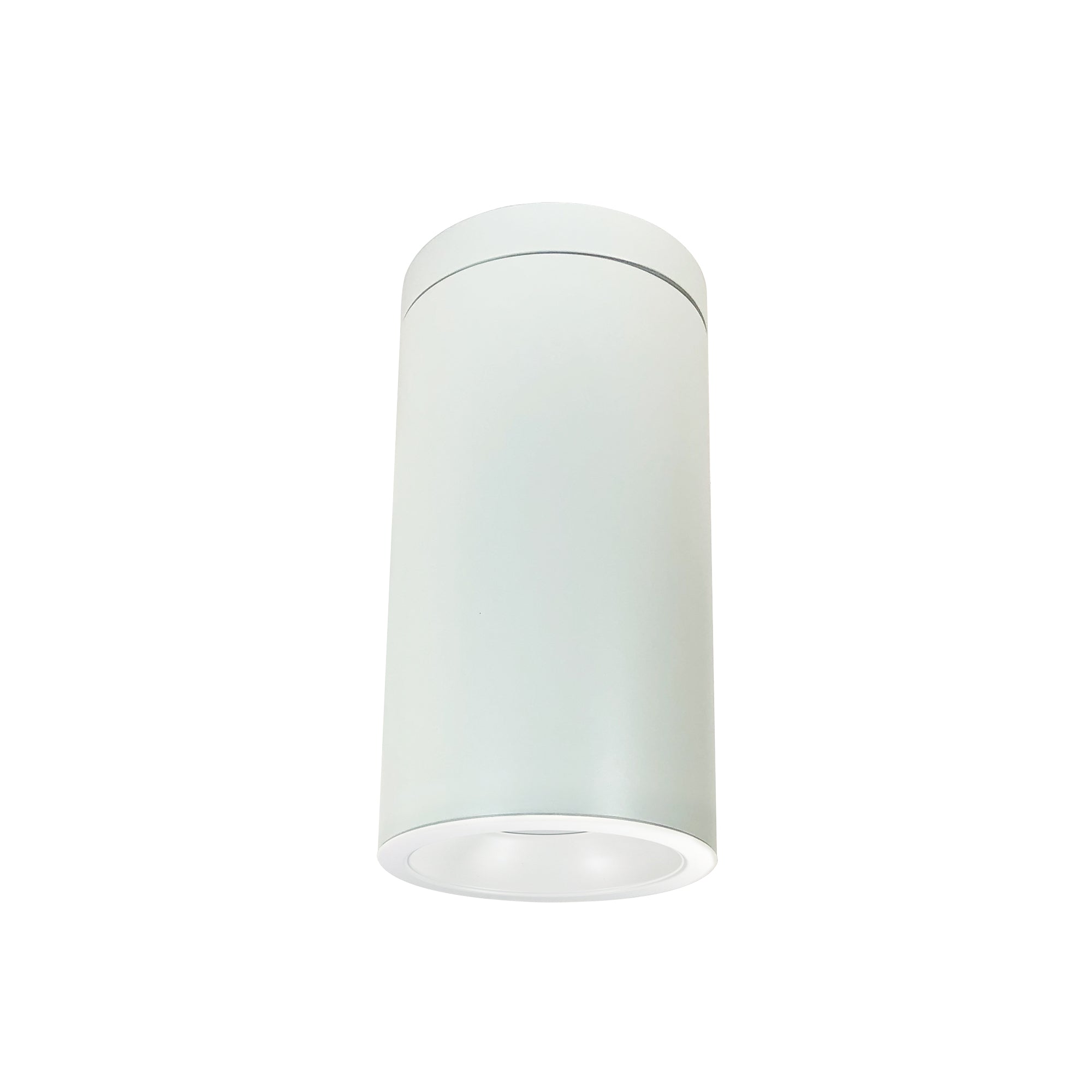 Nora Lighting NYLD2-6S10130MPWW - Cylinder - 6 Inch Cobalt Surface Mount Cylinder, White, 1000L, 3000K, Matte Powder White Reflector, 120V Triac/ELV Dimming