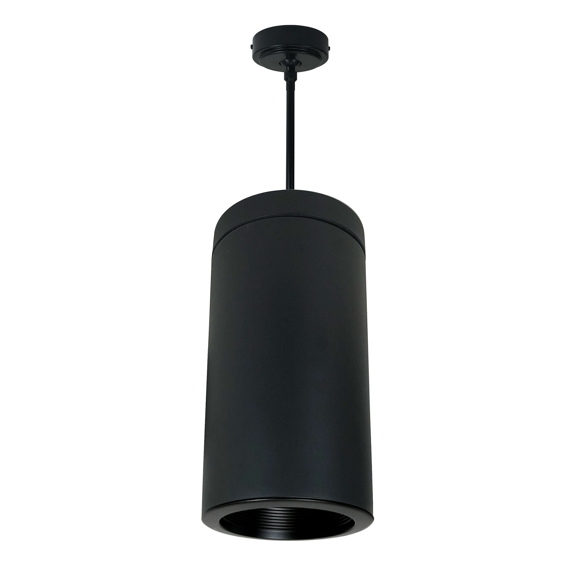 Nora Lighting NYLI-6PI2BBB - Cylinder - 6 Inch Cylinder, Black, Pendant Mount, Incandescent, Baf., Black