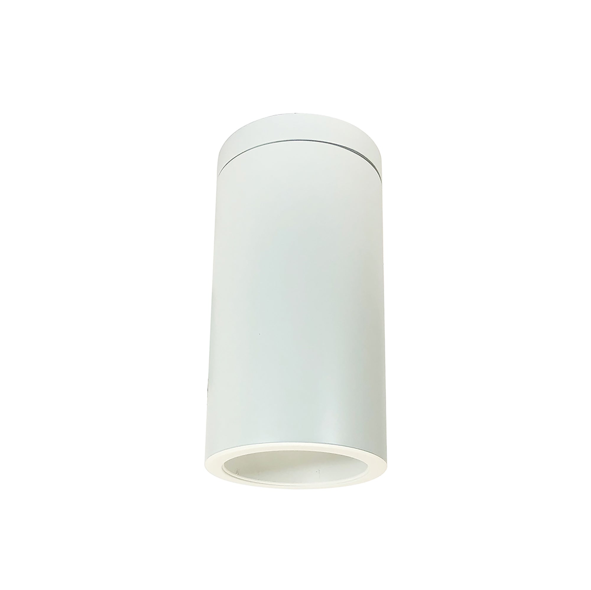 Nora Lighting NYLS2-6S35135MWWW3 - Cylinder - 6 Inch CYL SURFACE 3500L 35K REF. MED FLOOD. WHT/WHT FLANGE 120V Triac/ELV WH CYL