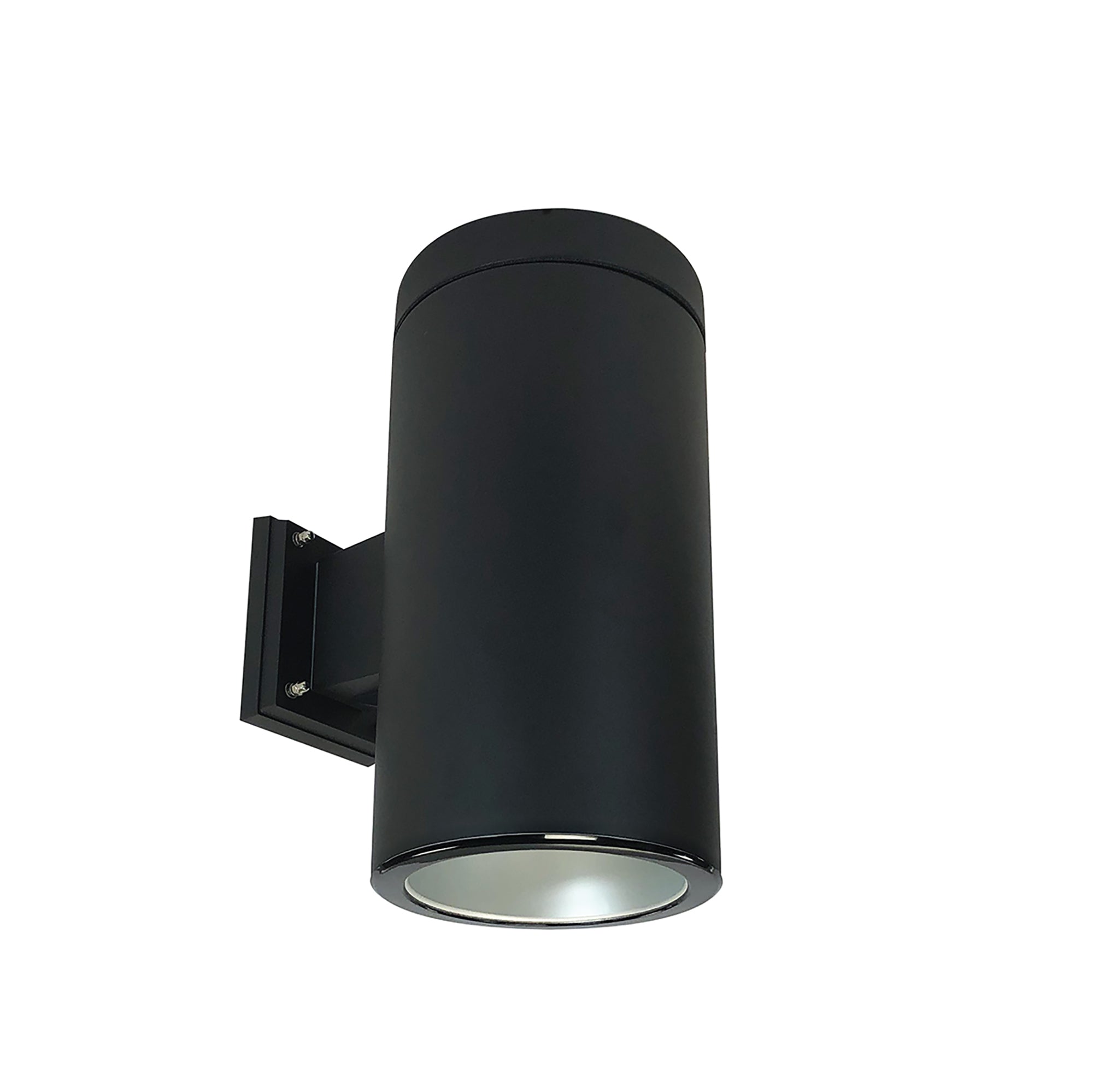 Nora Lighting NYLS2-6W15140FHBB6 - Cylinder - 6 Inch CYL WALL MNT 1500L 40K  REF. FLD. HAZE/BLK FLANGE 120-277V BLK CYL