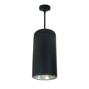 Nora Lighting NYLS2-6P09140FDBB3 - Cylinder - 6 Inch CYL PENDANT 900L 40K REF. FLOOD. DIFF/BLK FLANGE 120V Triac/ELV BLK CYL